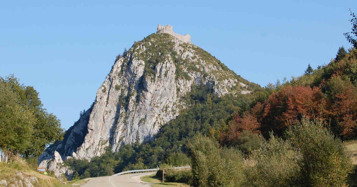 Visite du château de Montségur dans l'Ariège