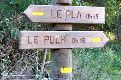 Balisage direction Le Puch