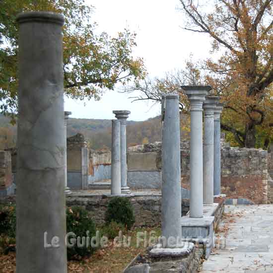 Colonnes de la villa gallo-romaine de Montmaurin