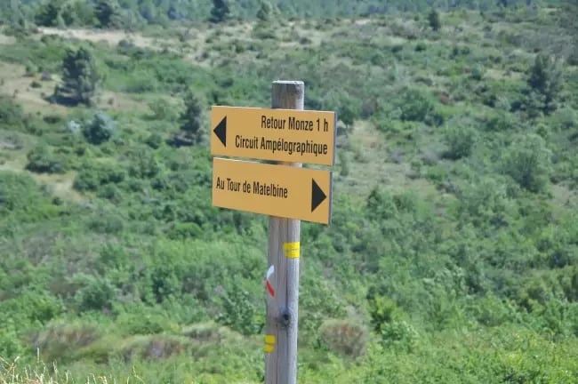 Fléchage et balisage du chemin