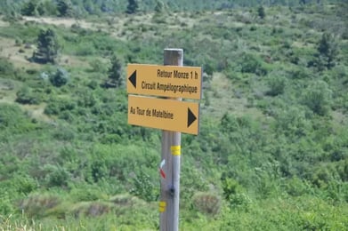 Fléchage et balisage du chemin