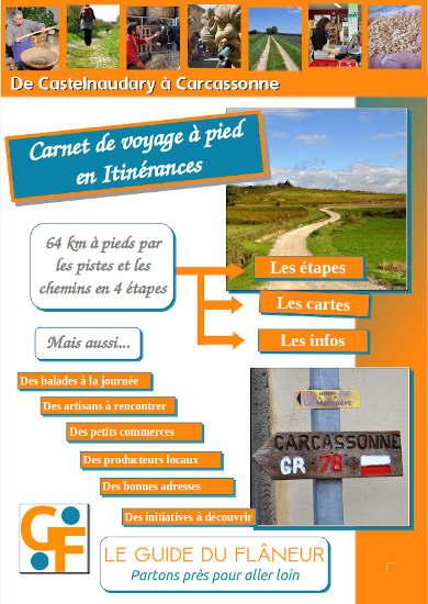 Carnet du voyage à pieds de Castelnaudary à Carcassonne