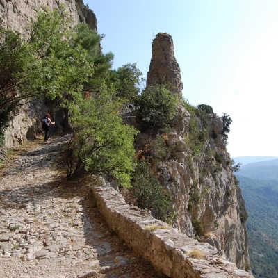 Chemin de randonnée en Languedoc-Roussillon