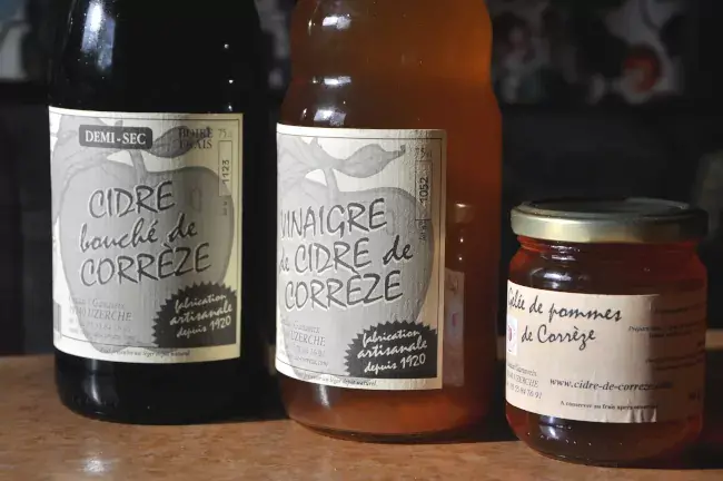 Cidre, vinaigre et gelée de pomme