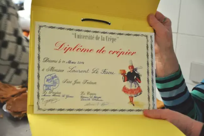 Diplome de crêpier