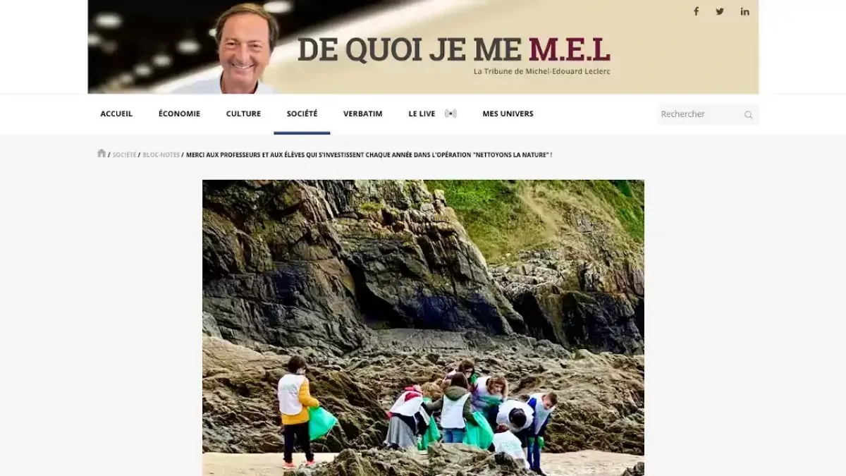 La grande distribution nettoie la nature ?