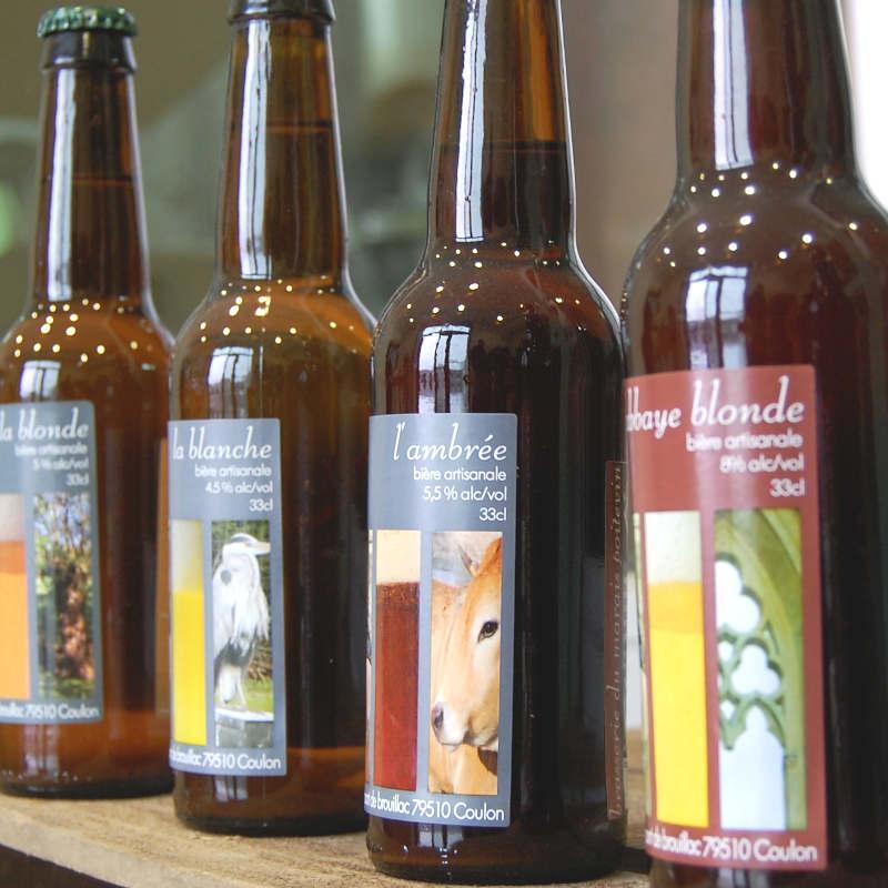 La gamme de bières de la brasserie du marais