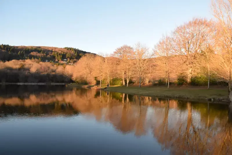 Le lac Birotos à Pradelles-Cabardès