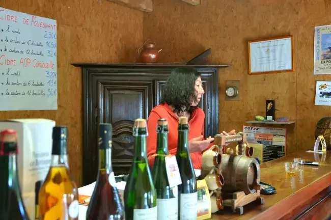 Lenaïg productrice du cidre de Menez Brug
