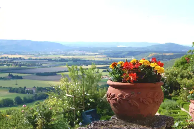 Panorama sur le Tricastin à La-Garde-Adhémar