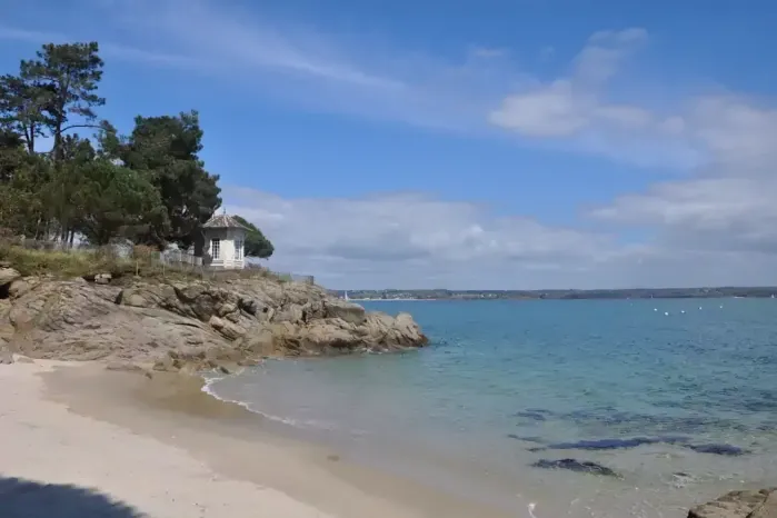 Plage de Lantecost sur la randonnée à Fouesnant