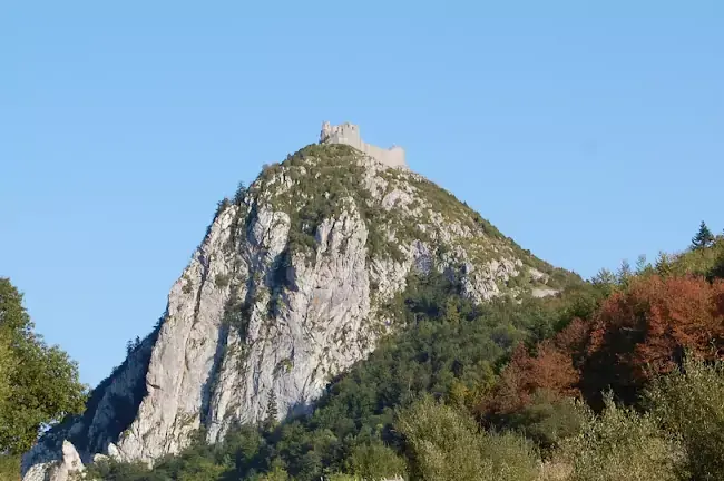 Le pog du château cathare de Montségur