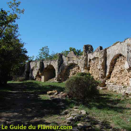 Les vestiges du pont du Gard