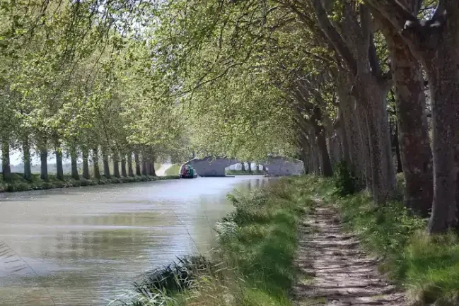 Le pont Saint-Rome sur le canal du midi