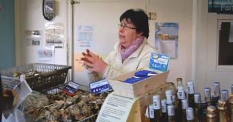Producteurs d'huîtres naturelles à Mmoutiers-en-Retz en Loire-Atlantique