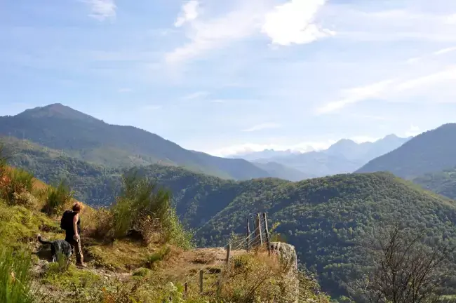 Randonée dans la vallée de Campan en Occitanie