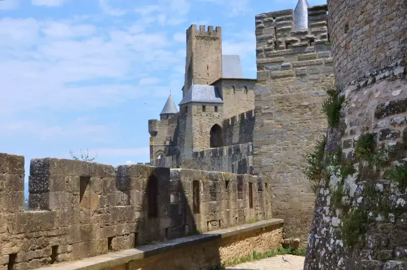 Remparts de la cité médiévale de Carcassonne