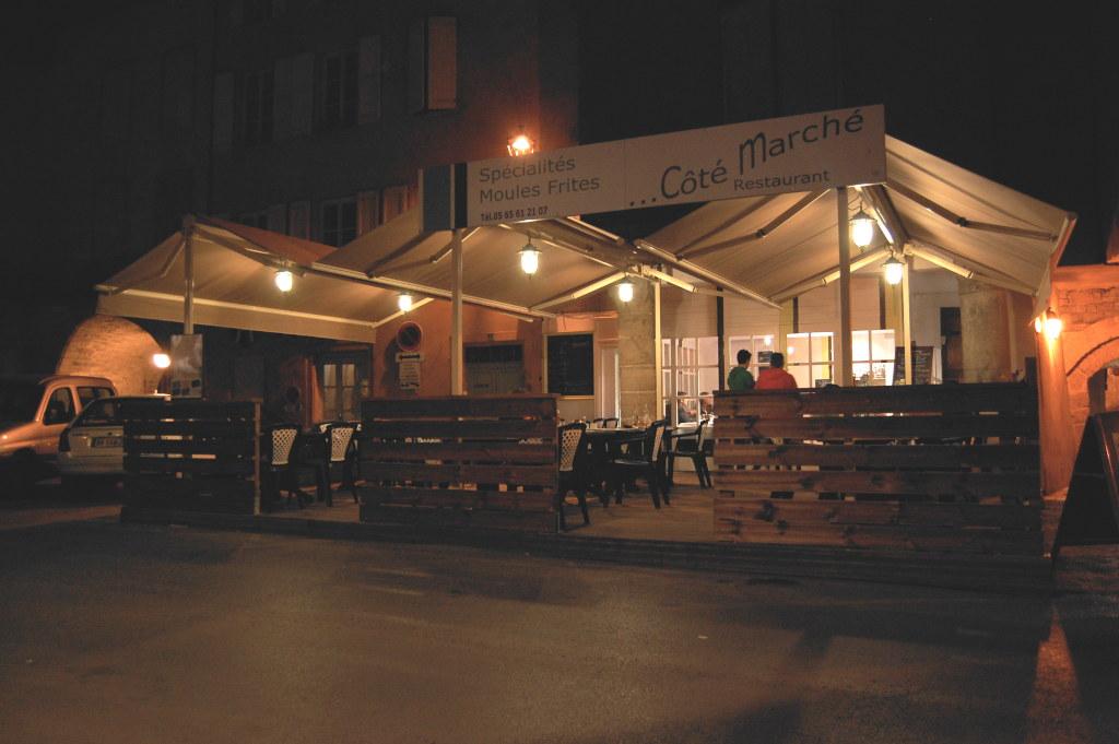 Le restaurant Côté Marché à Millau