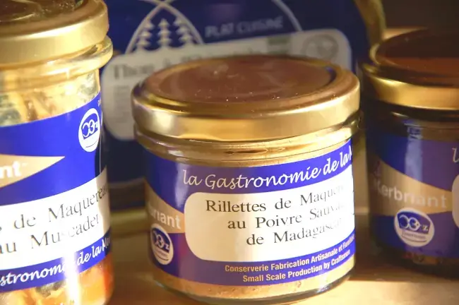Rillettes de maquereau de la conserverie Kerbriant