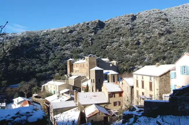 Roquefère sous la neige